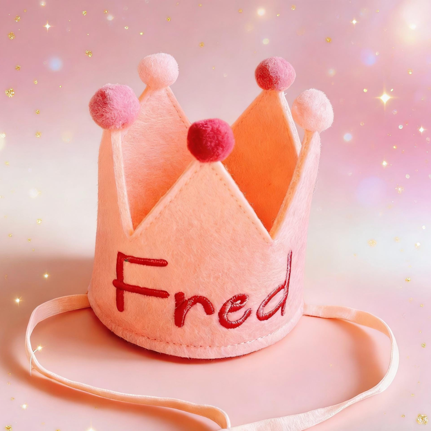 Personalized Embroidered Pet Birthday Crown | inAccs15