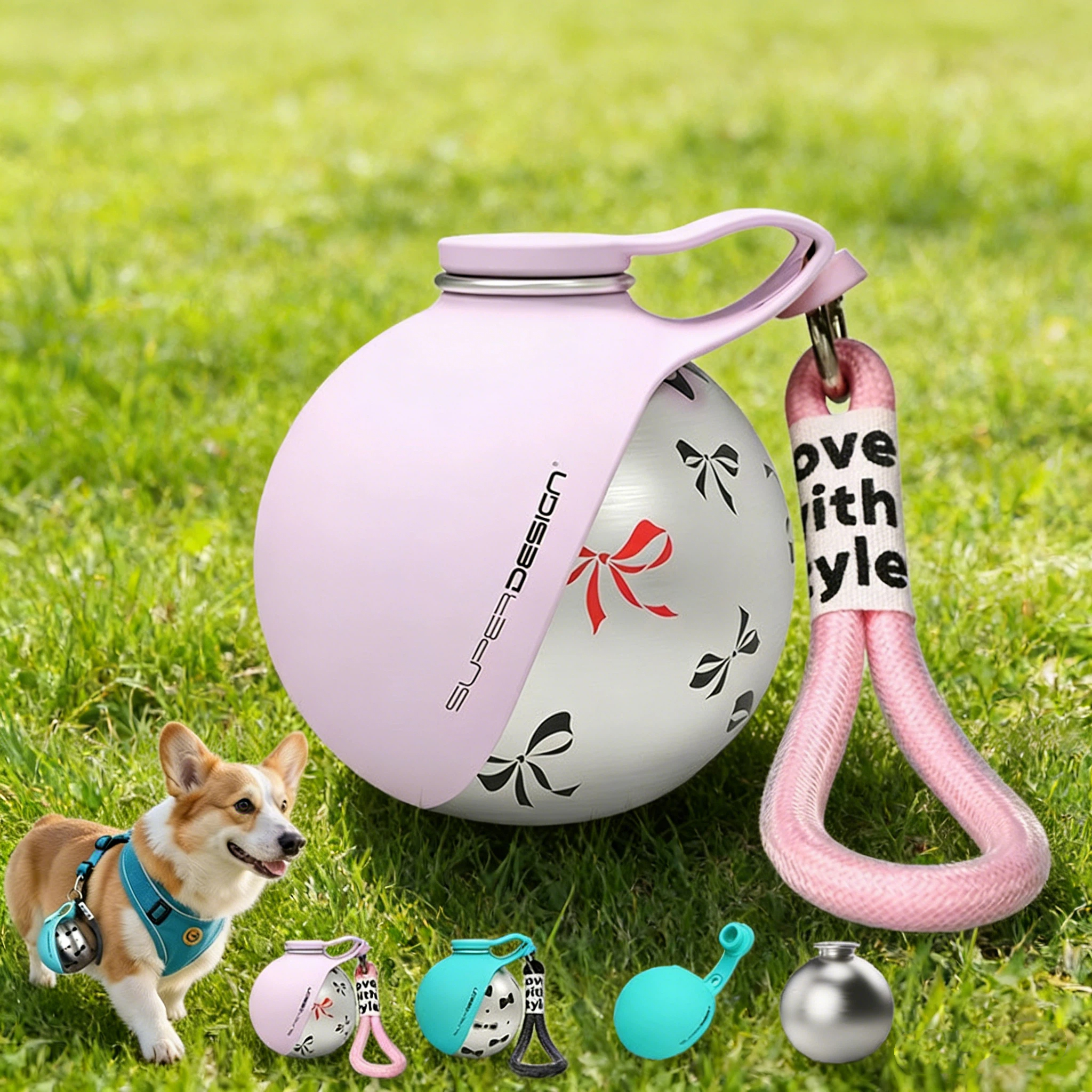 Portable Dog Water Dispenser Leakproof Travel Bottle | inToy05