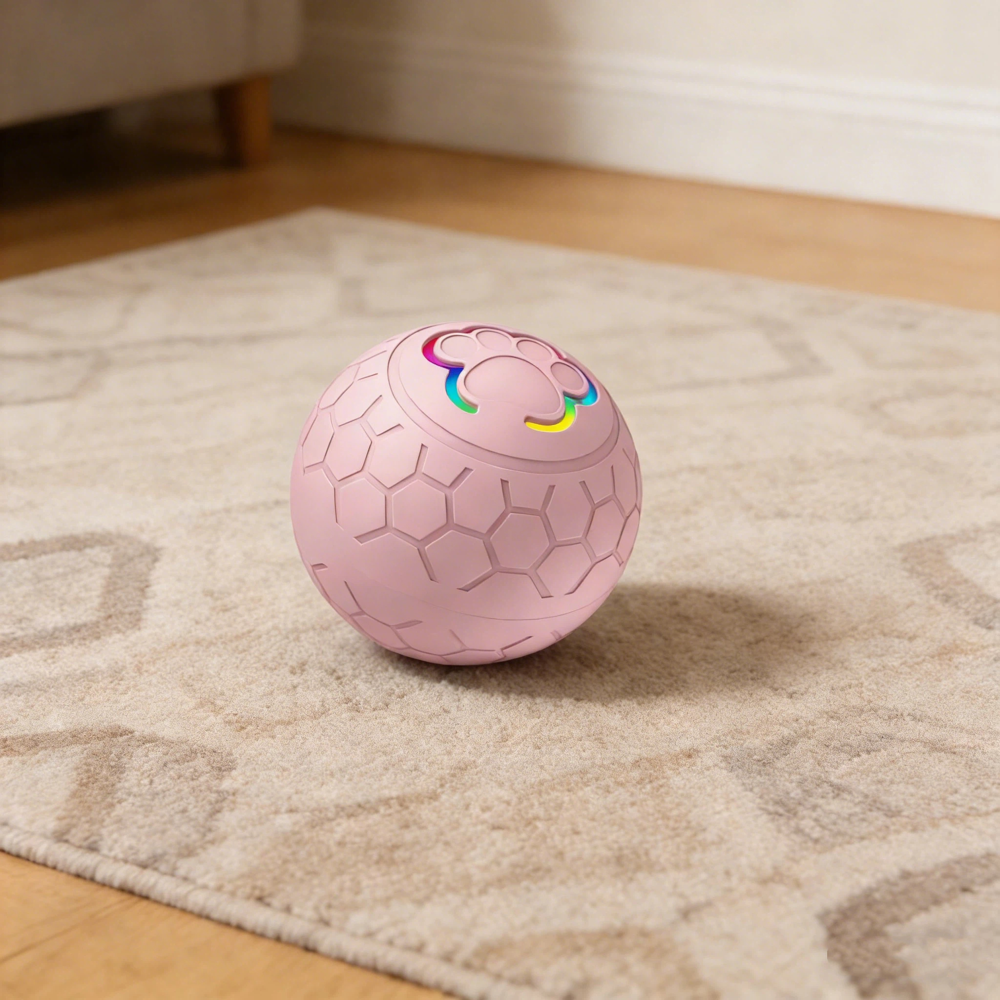 Personalized Rechargeable Electronic Pet Bouncing Ball Toy | inToy08