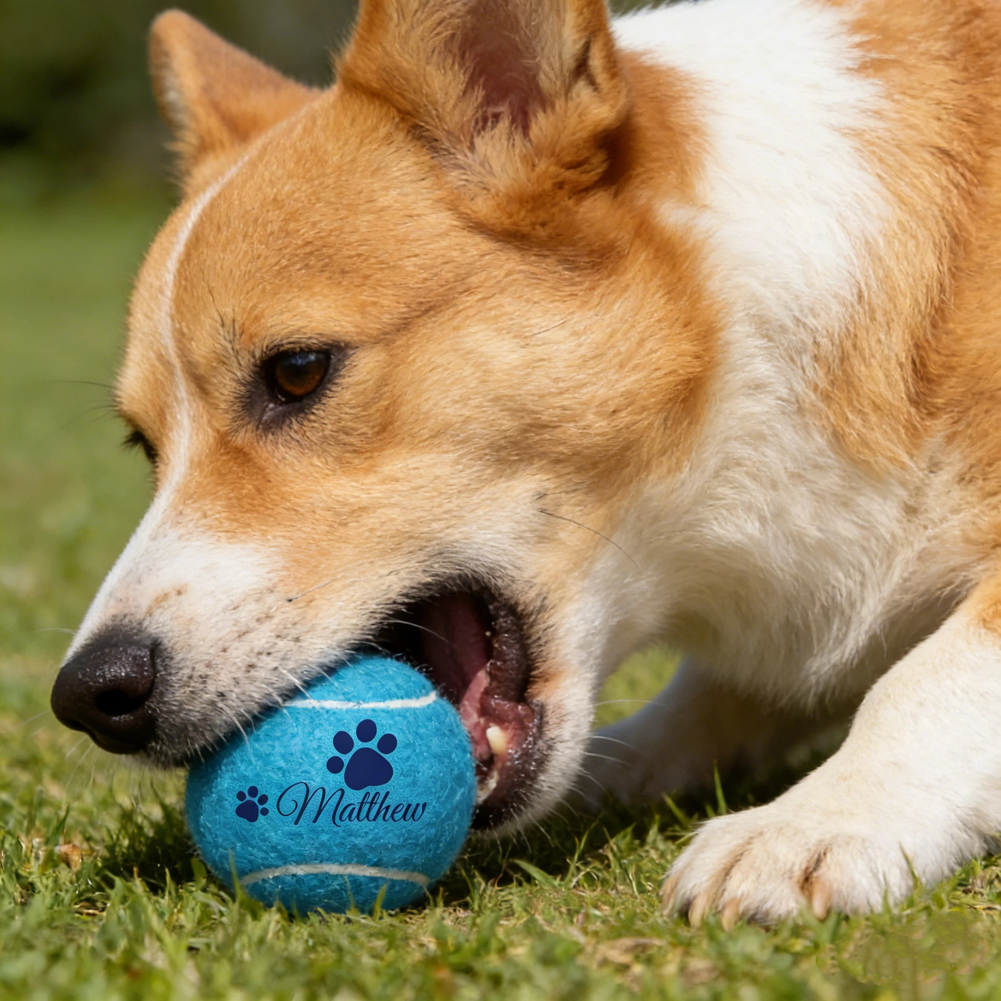 Personalized Name Pet Tennis Ball | inToy09