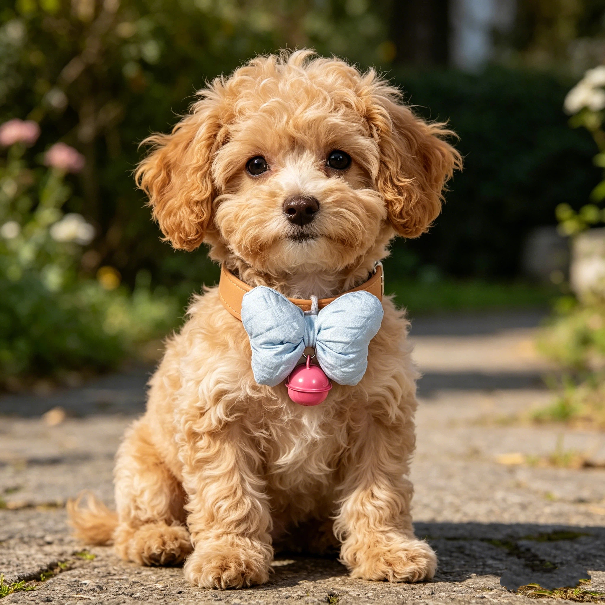 Adjustable Pet Bowknot Collar with Bell | inAccs47