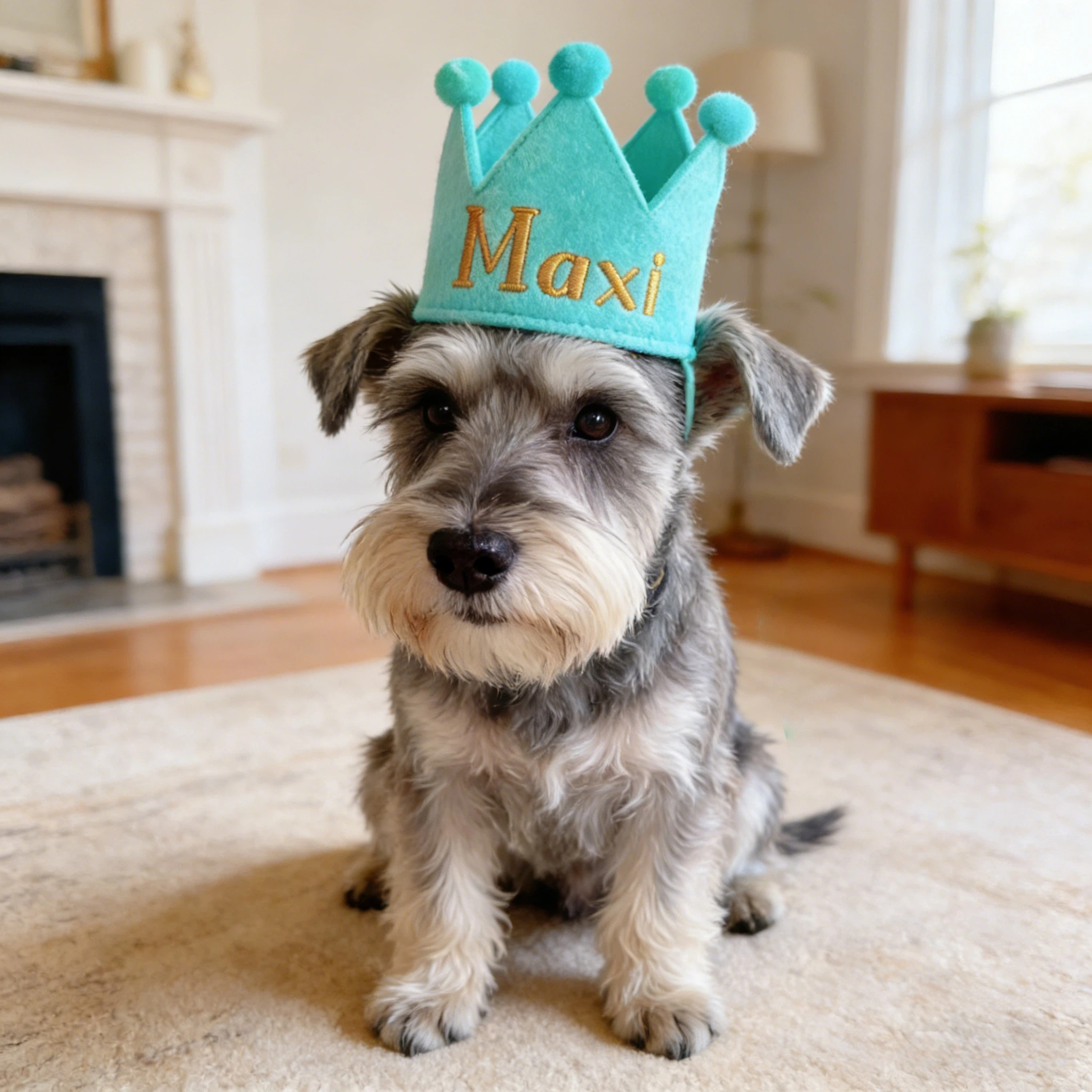 Personalized Embroidered Pet Birthday Crown | inAccs15