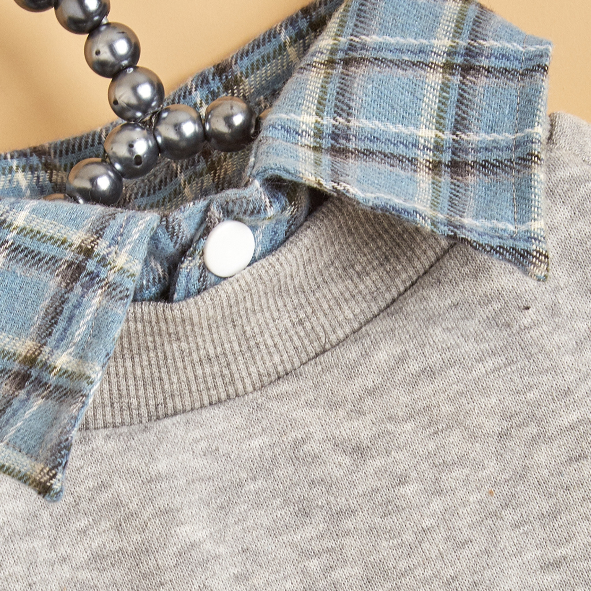 Personalized Name Plaid Pet Sweatshirt | inCloth30