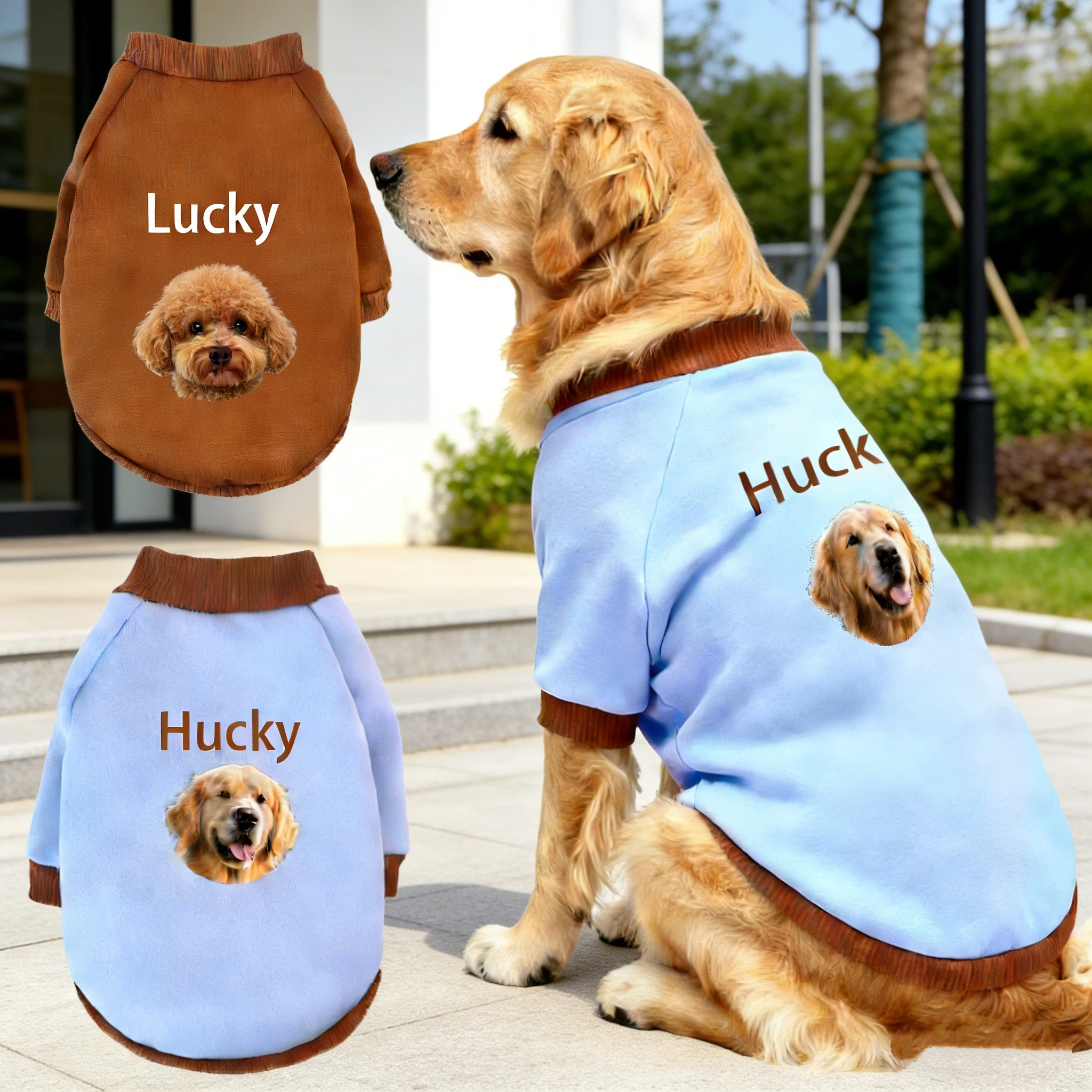Personalized Name Pet Sweatshirt With Photo | inCloth26