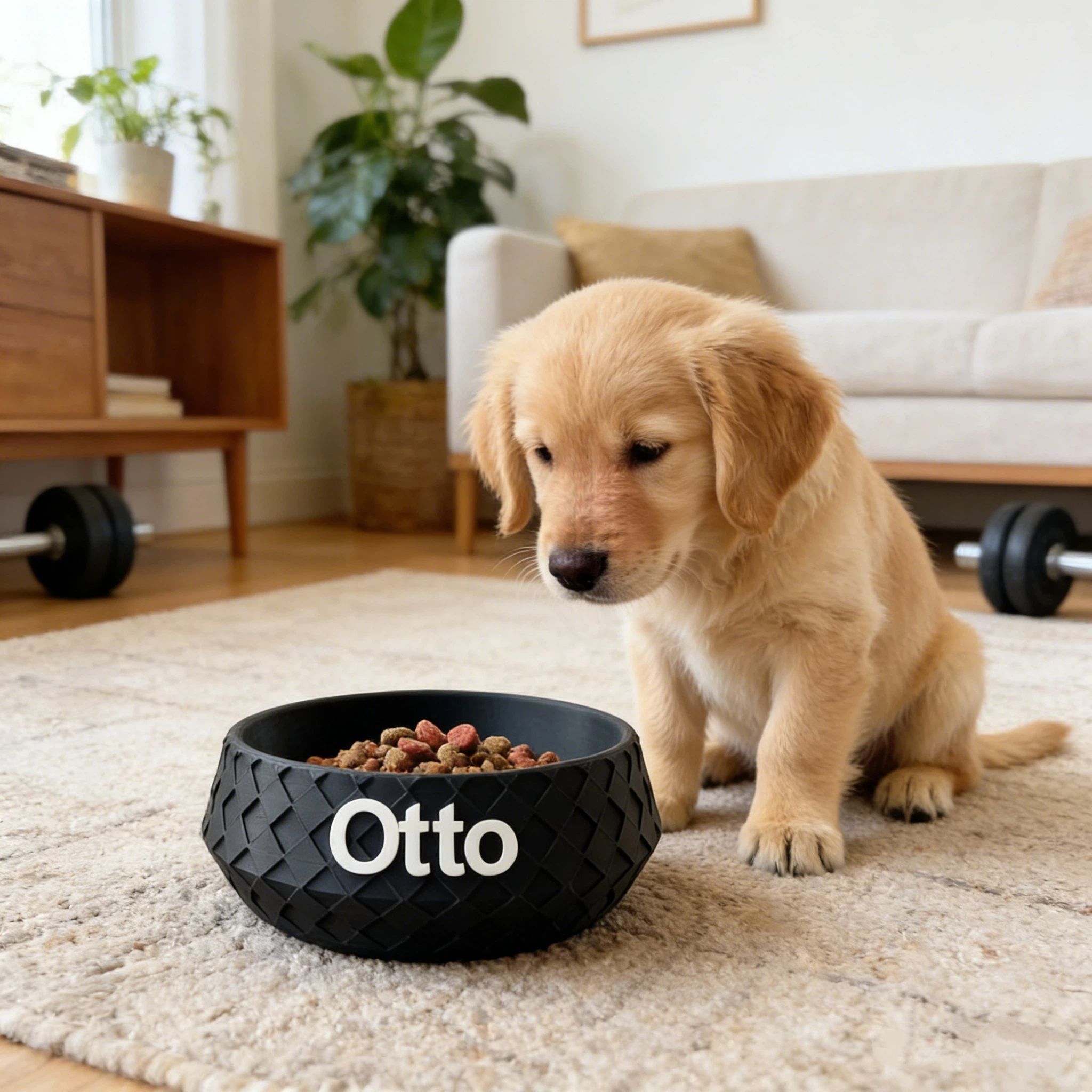 Personalized Name 3D Printed Pet Bowl | inAccs35