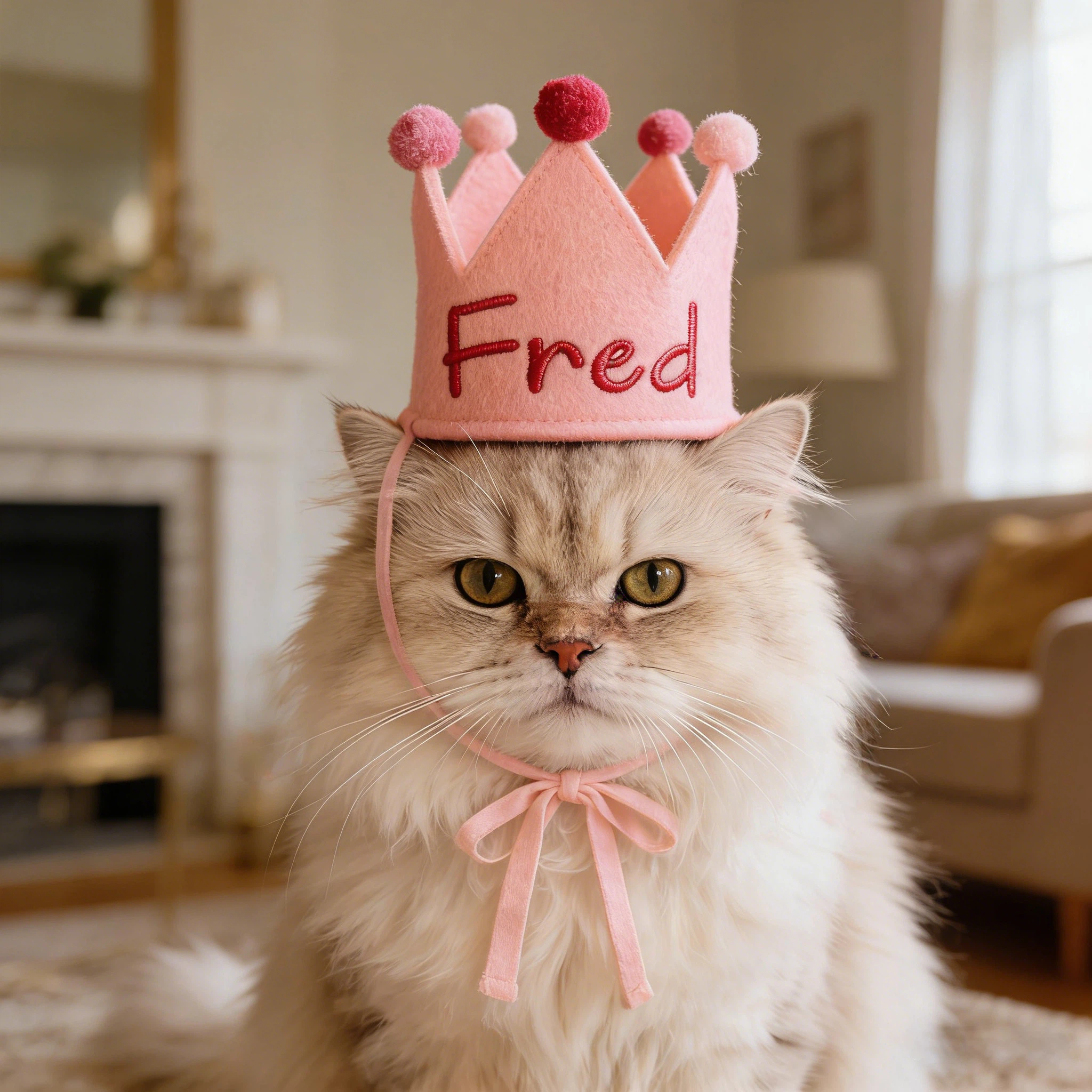 Personalized Embroidered Pet Birthday Crown | inAccs15