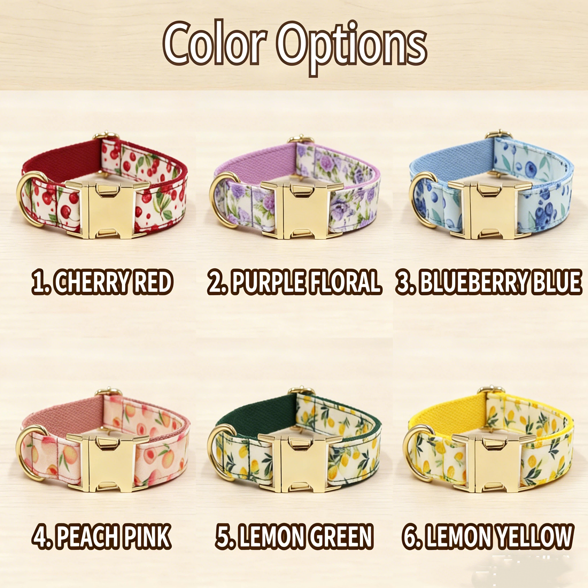 Personalized Embroidered Name Pet Collar with Birthstone Charm | inAccs37