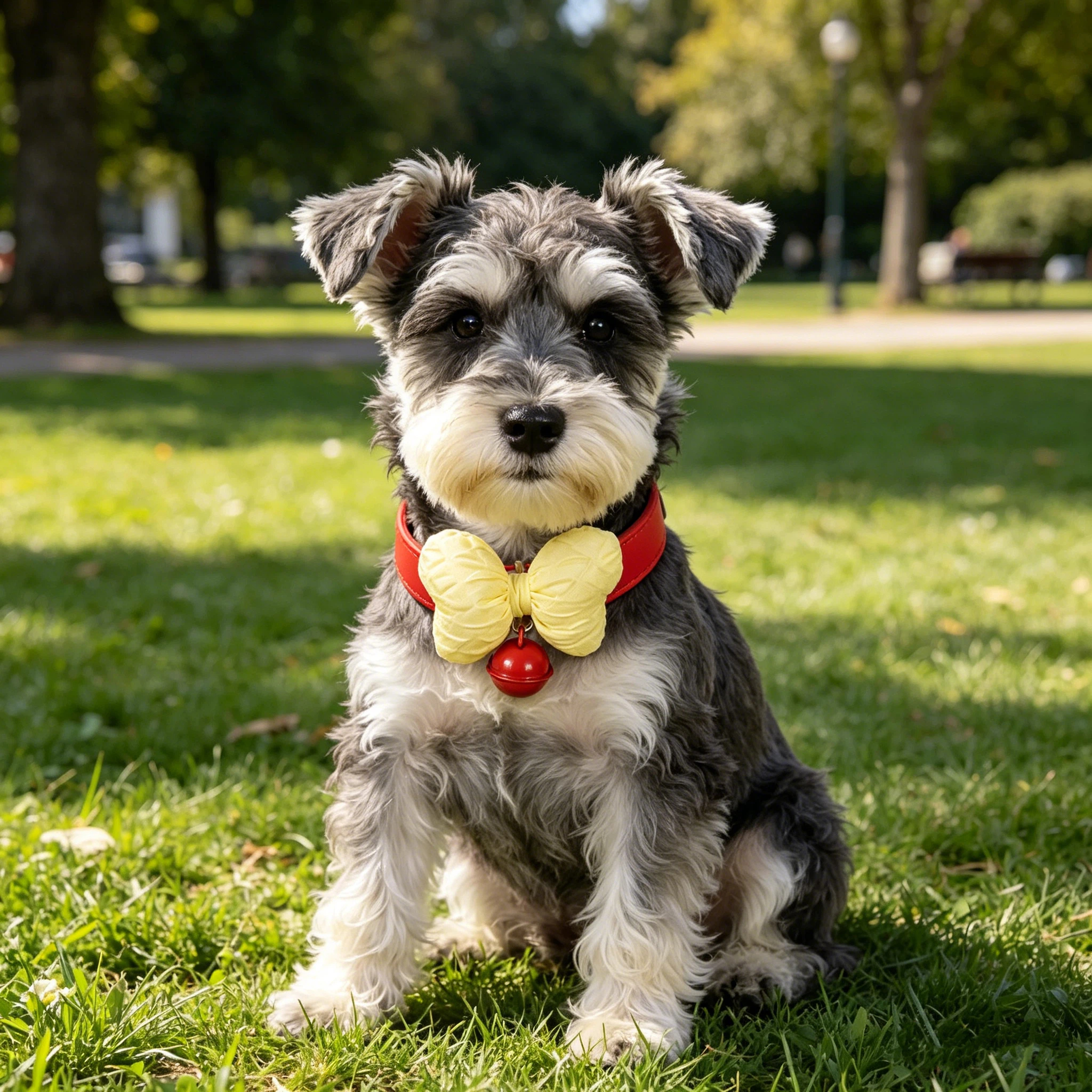 Adjustable Pet Bowknot Collar with Bell | inAccs47