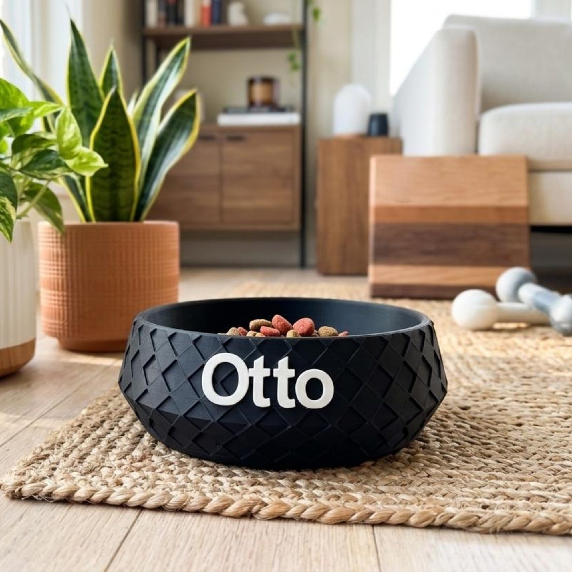 Personalized Name 3D Printed Pet Bowl | inAccs35