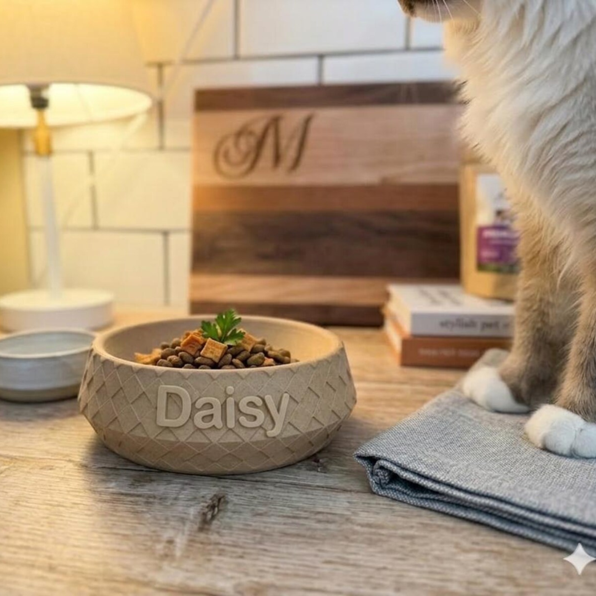 Personalized Name 3D Printed Pet Bowl | inAccs35