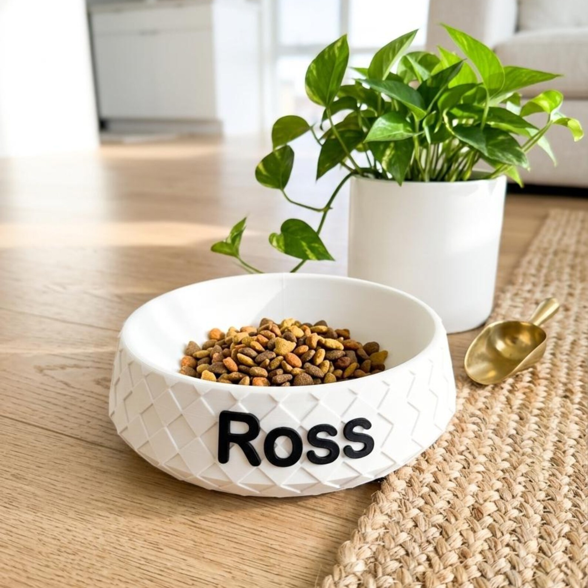 Personalized Name 3D Printed Pet Bowl | inAccs35