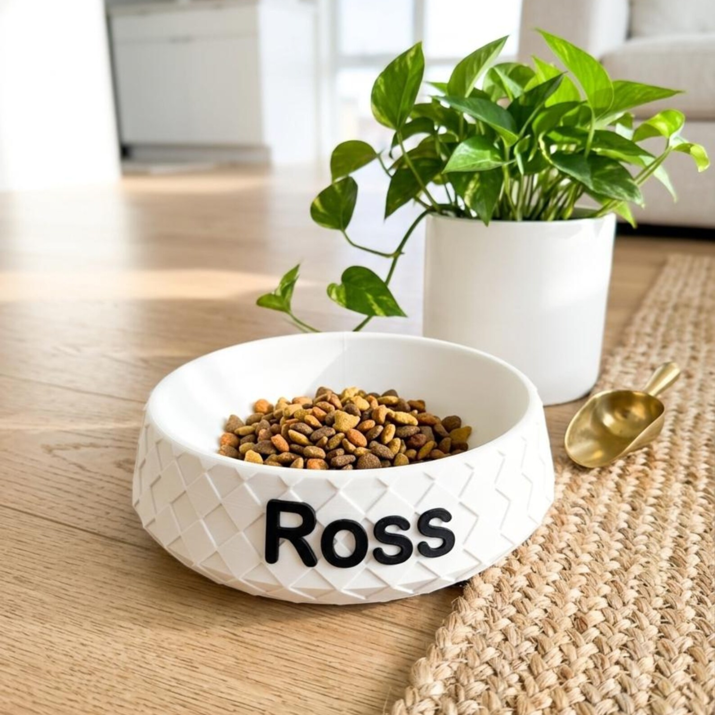 Personalized Name 3D Printed Pet Bowl | inAccs35