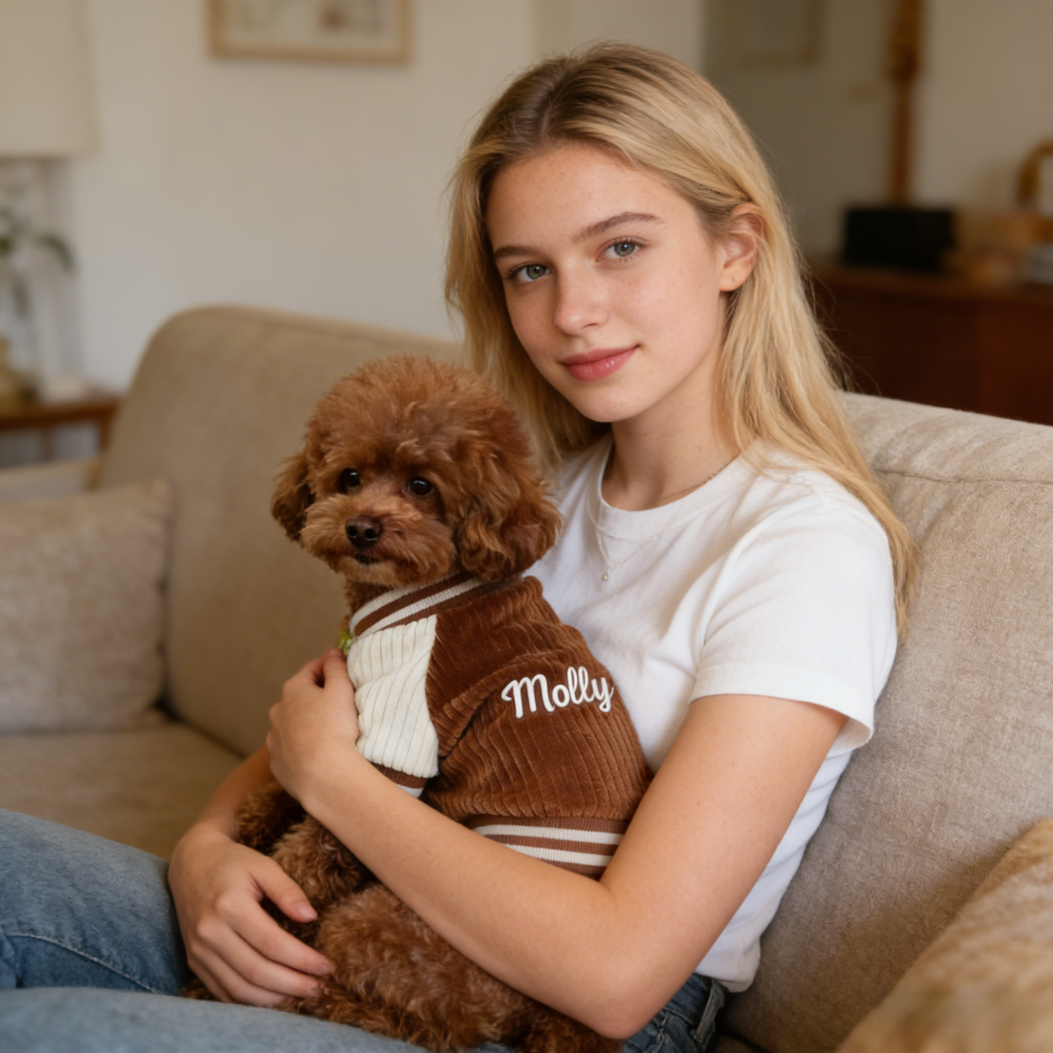 Personalized Embroidered Pet Baseball Jacket | KKPet395