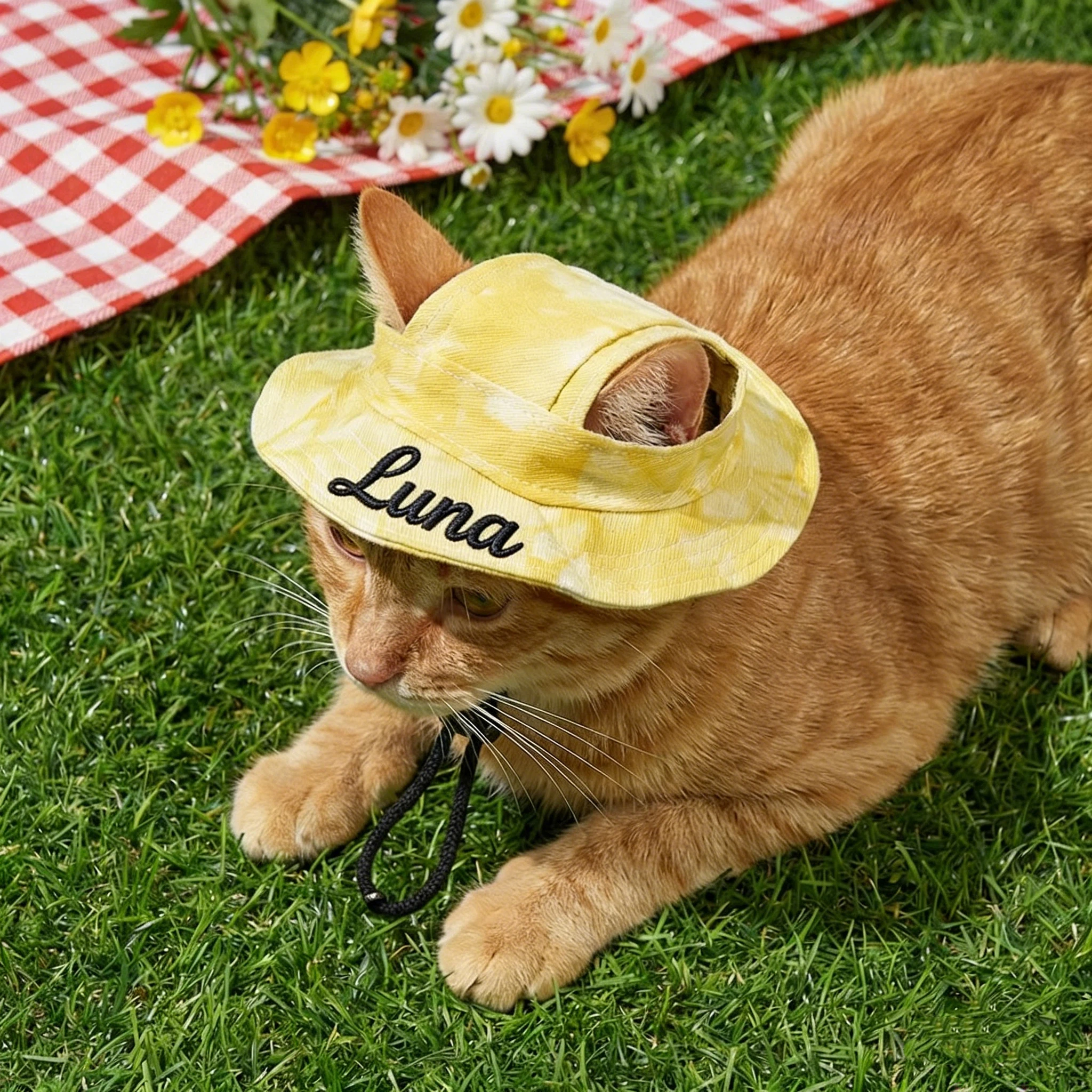 Personalized Embroidered Name Pet Bucket Hat | inHat40
