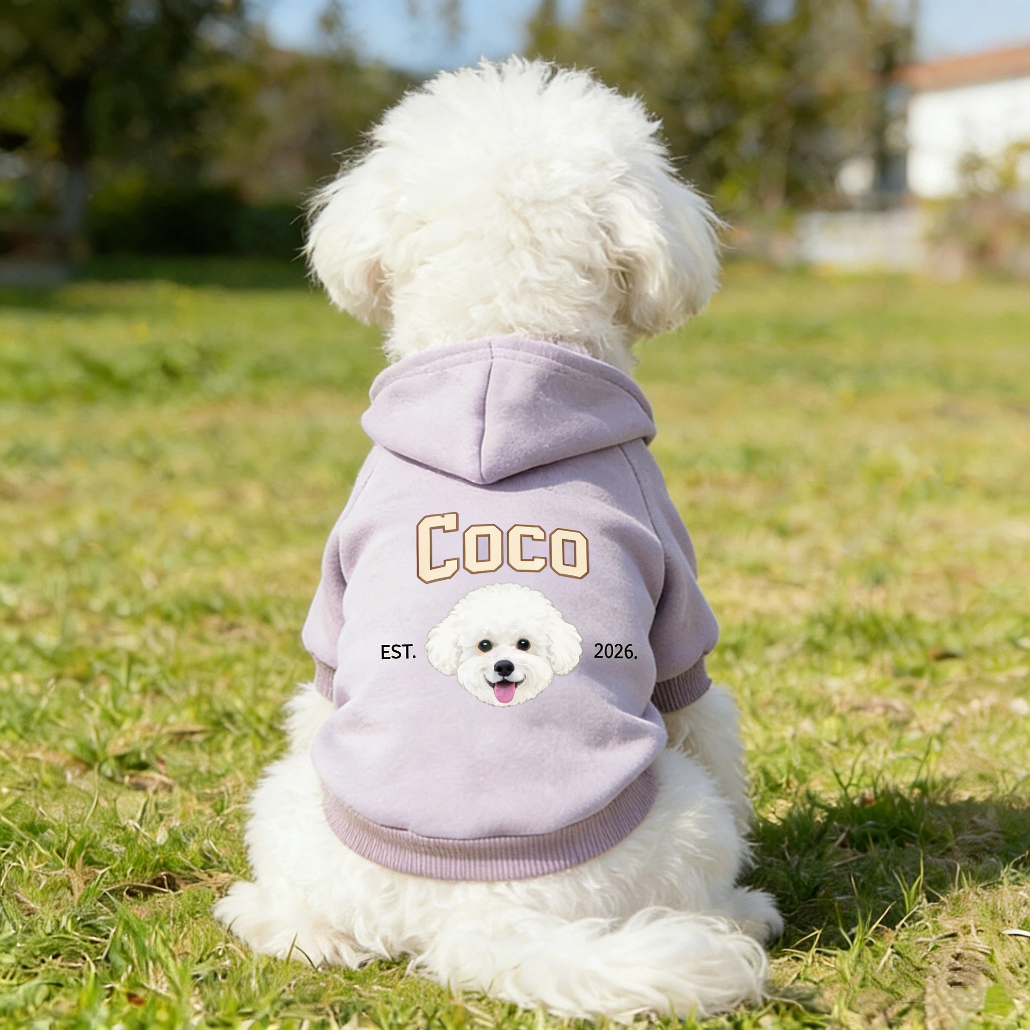 Personalized Funny Face Photo Soft Pet Hoodie | inCloth44