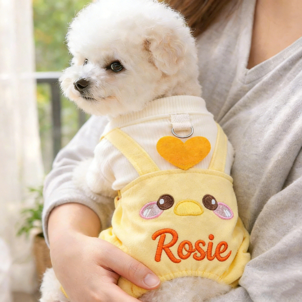 Personalized Embroidered Name Pet Jumpsuit | inCloth21
