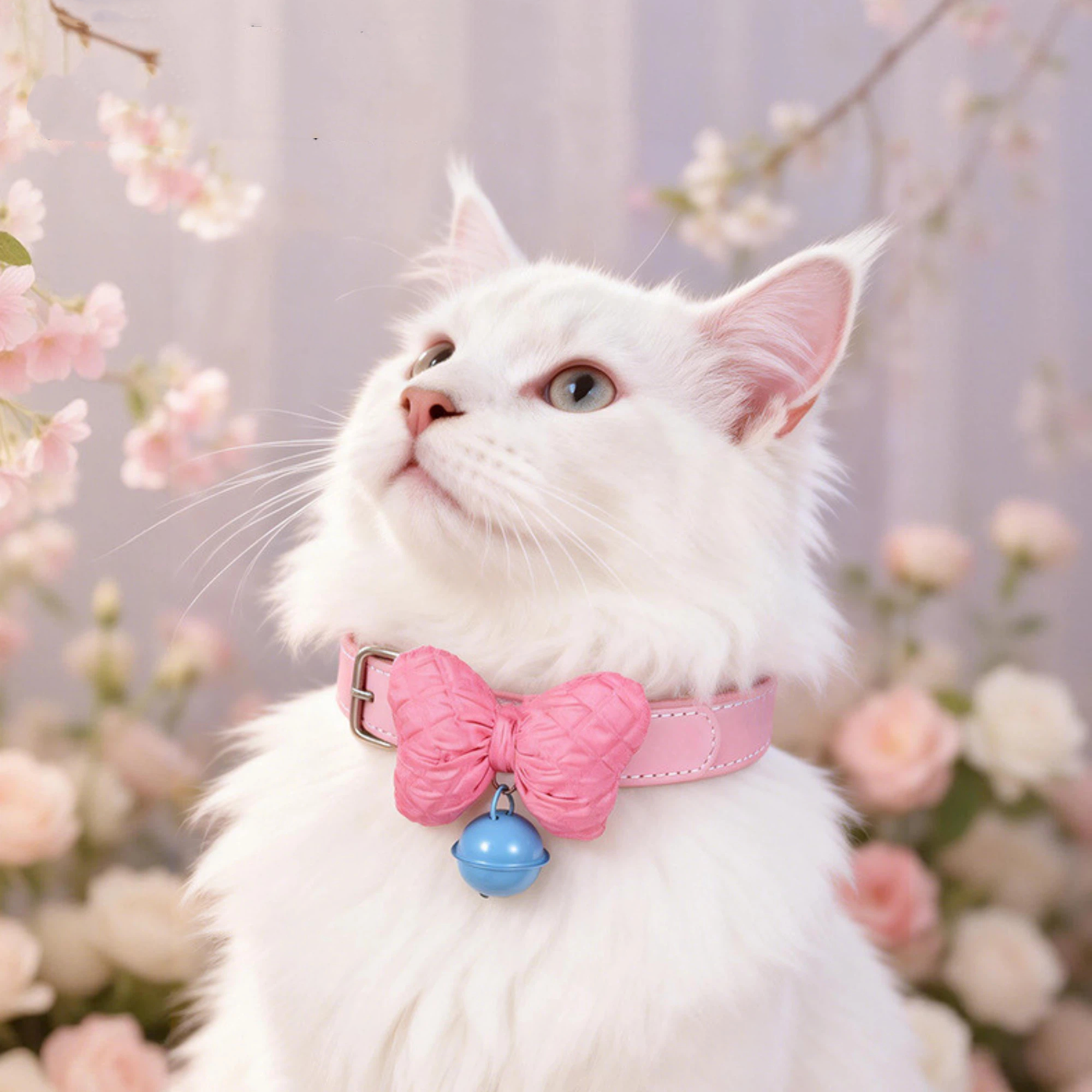 Adjustable Pet Bowknot Collar with Bell | inAccs47