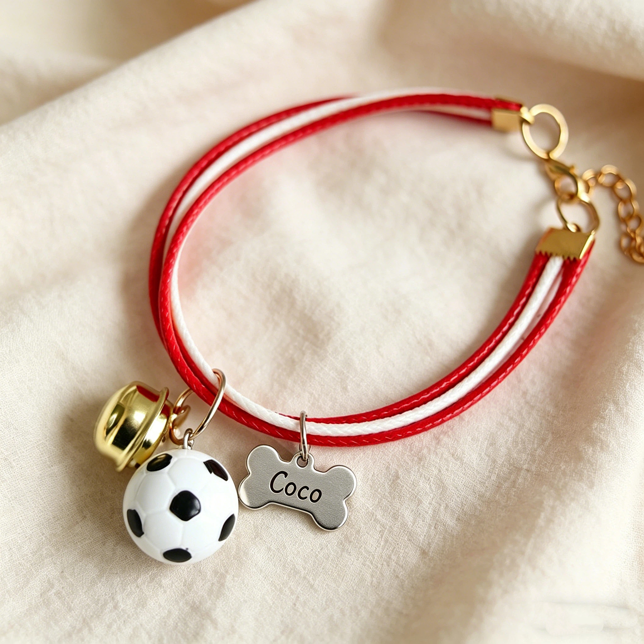 Personalized Engraved Name Soccer Pet Collar | inAccs50
