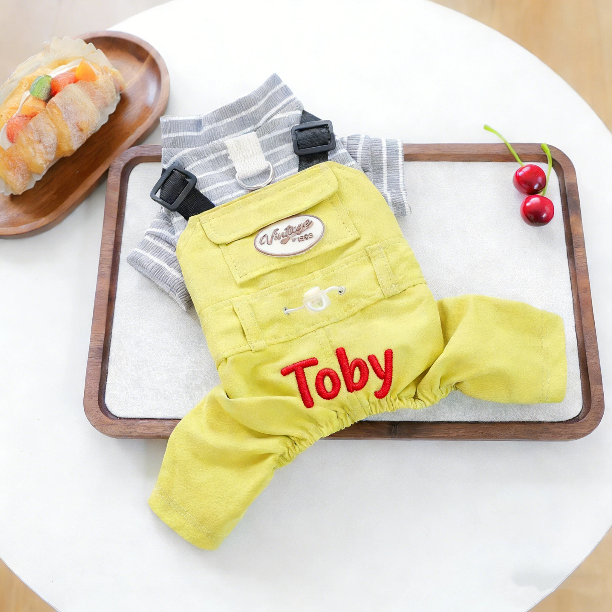 Personalized Embroidered Name Pet Jumpsuit | inCloth21