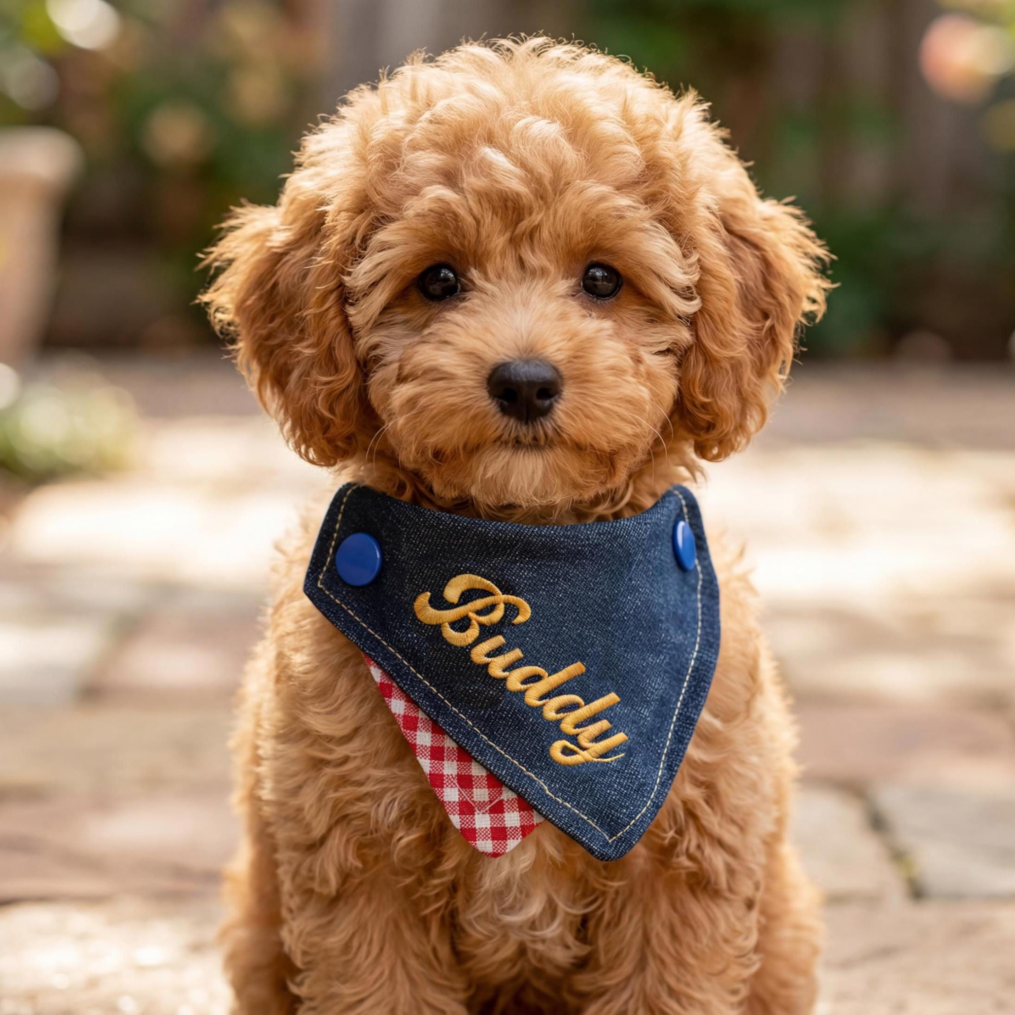 Personalized Embroidered Name Pet Bandana | inAccs51