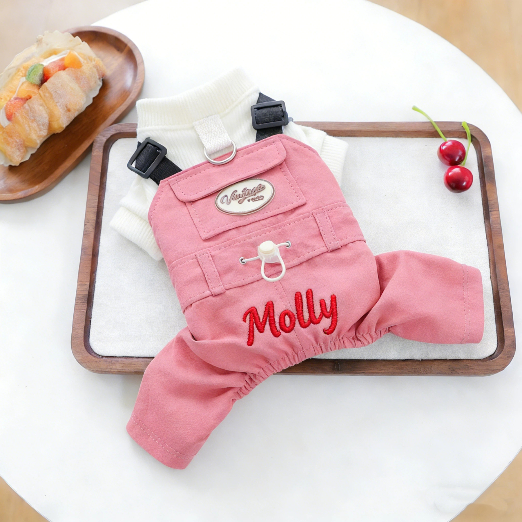 Personalized Embroidered Name Pet Jumpsuit | inCloth21