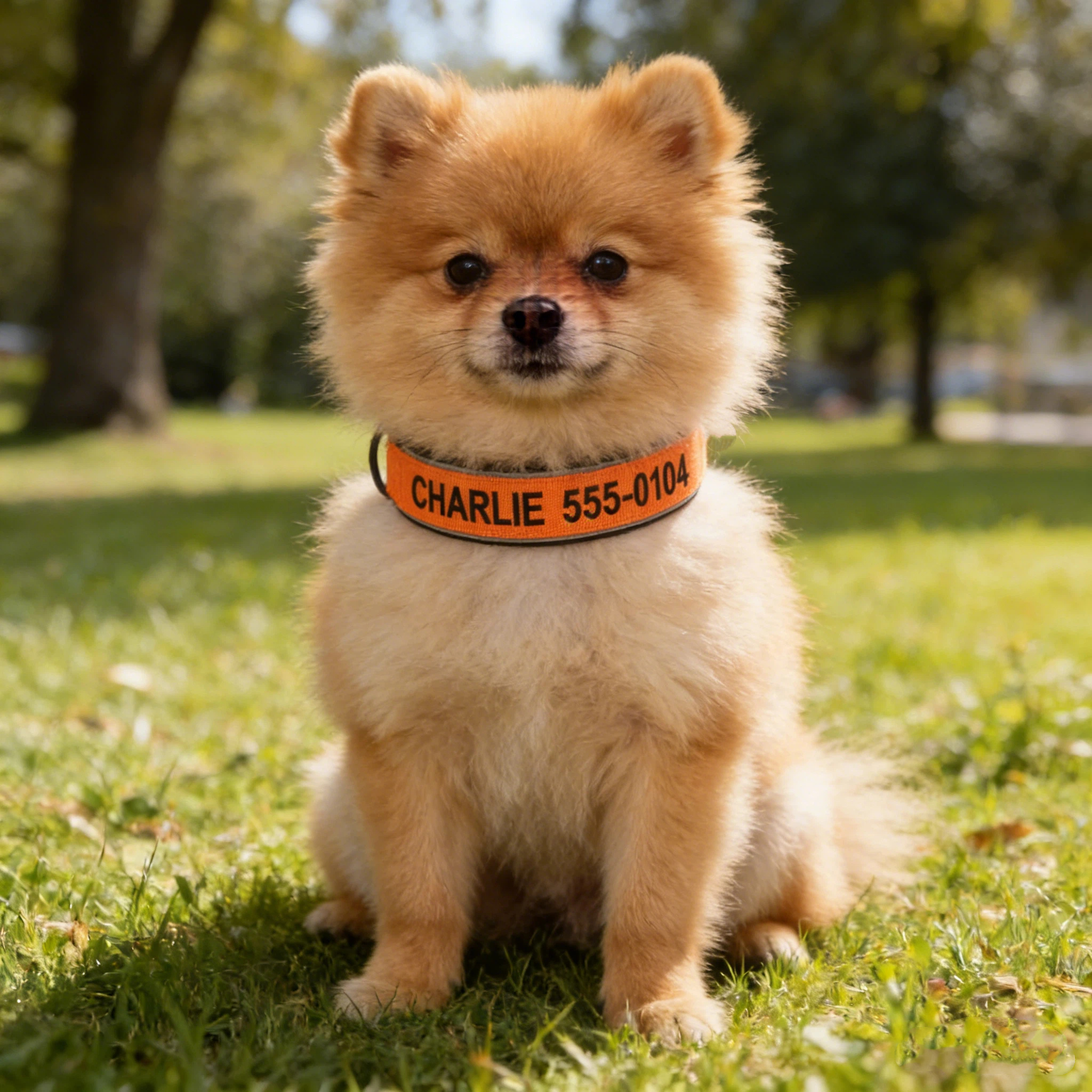 Personalized Embroidered Name Pet Collar with Phone Number | inAccs42
