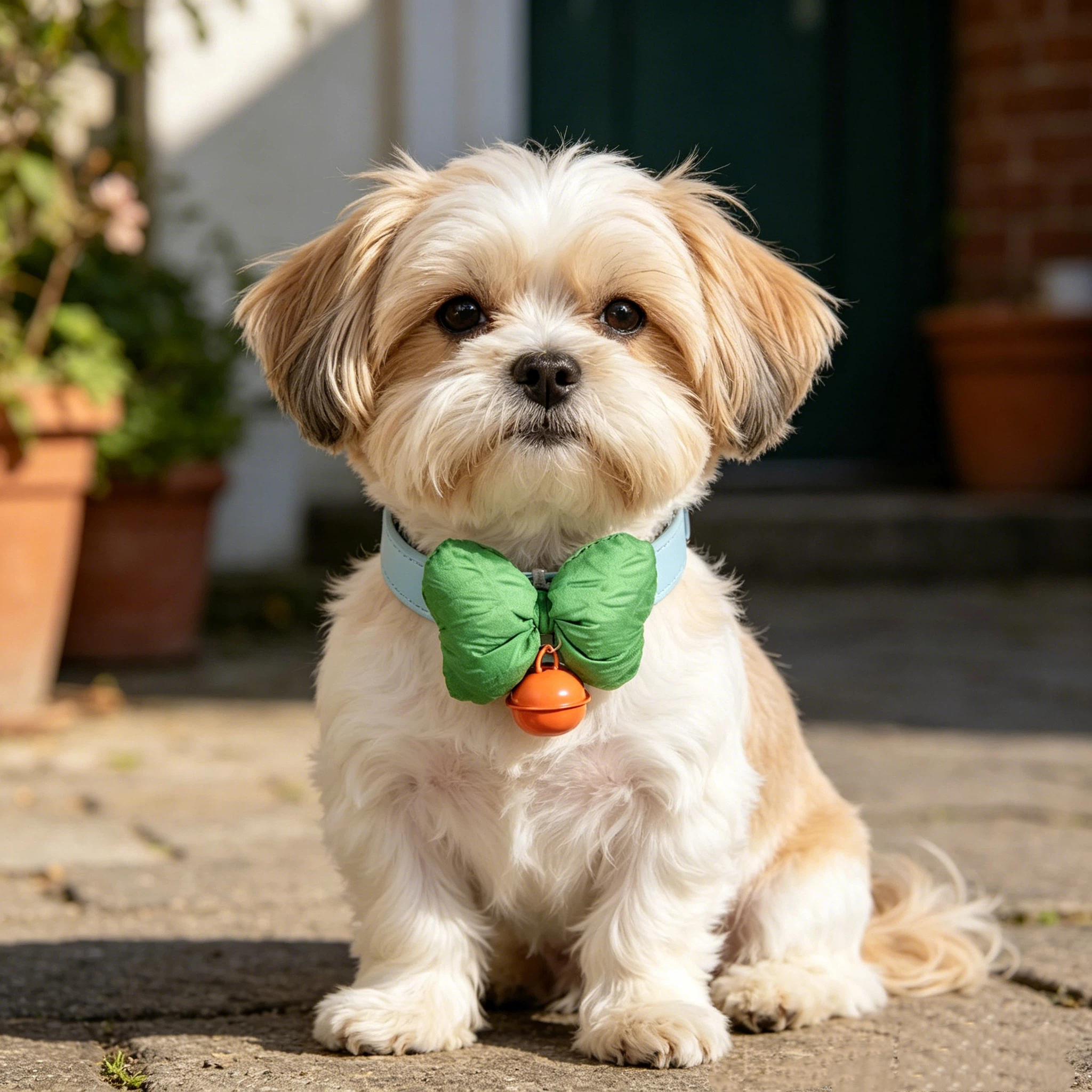 Adjustable Pet Bowknot Collar with Bell | inAccs47