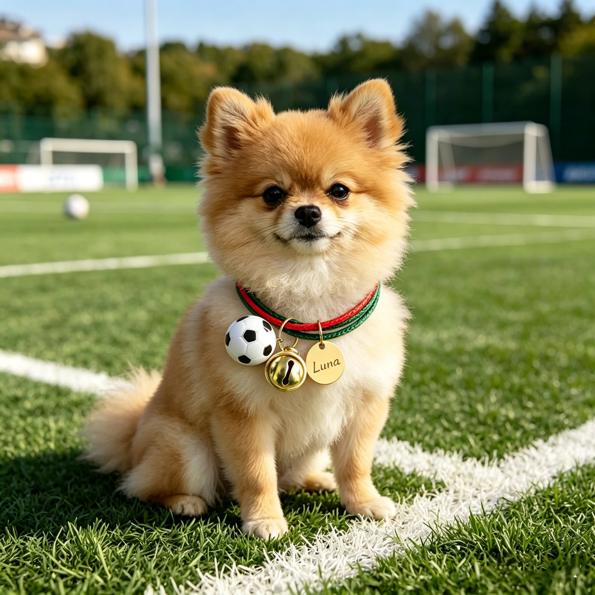 Personalized Engraved Name Soccer Pet Collar | inAccs50