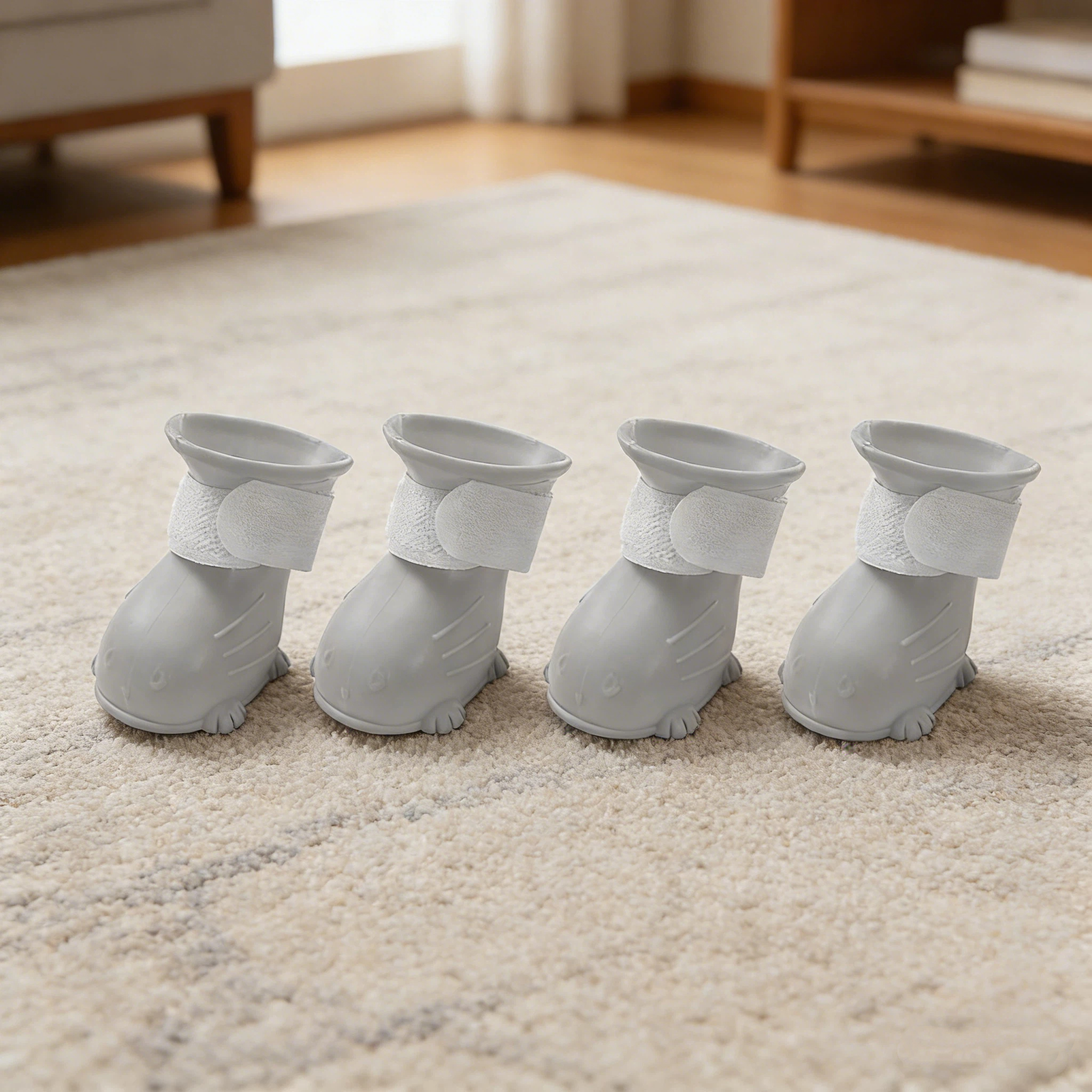 Waterproof Rubber Dog Boots with Non-Slip Sole | inAccs19