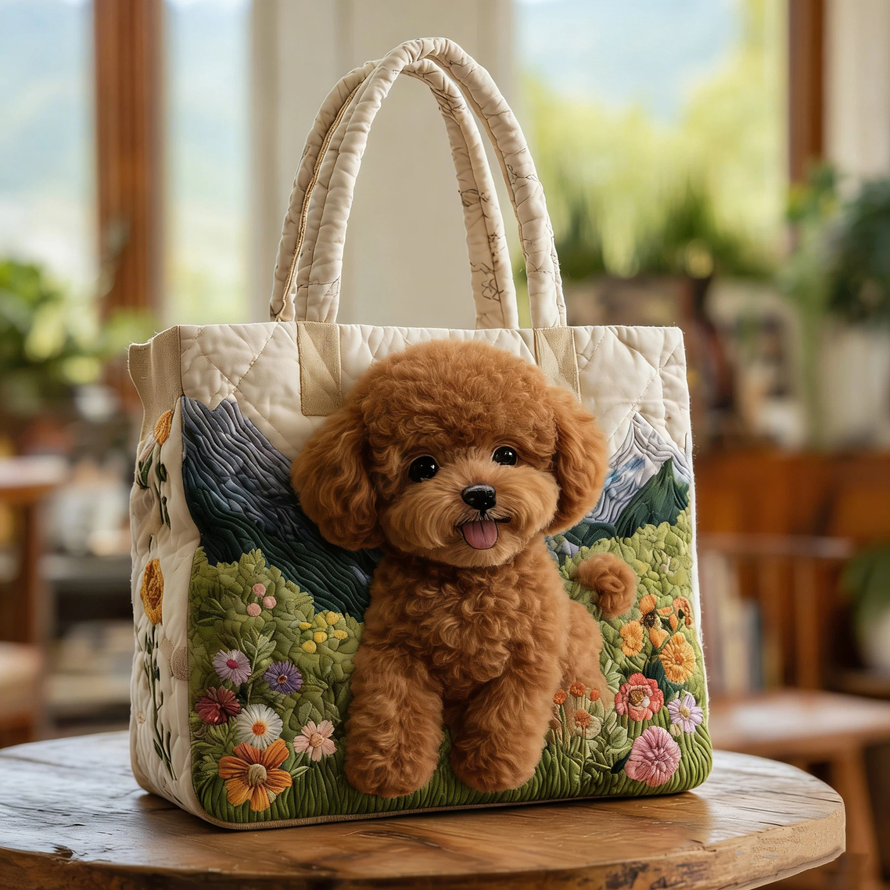 Vintage Timeless Teddy Quilted Tote Bag | inBag25