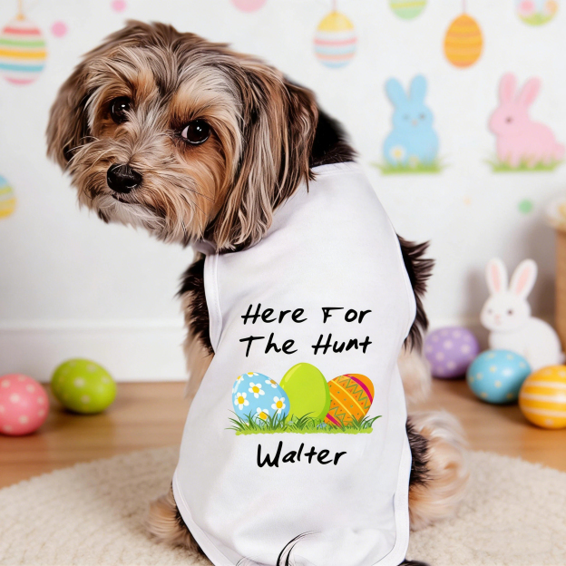 Personalized Easter egg hunt Pet Shirt | inCloth13