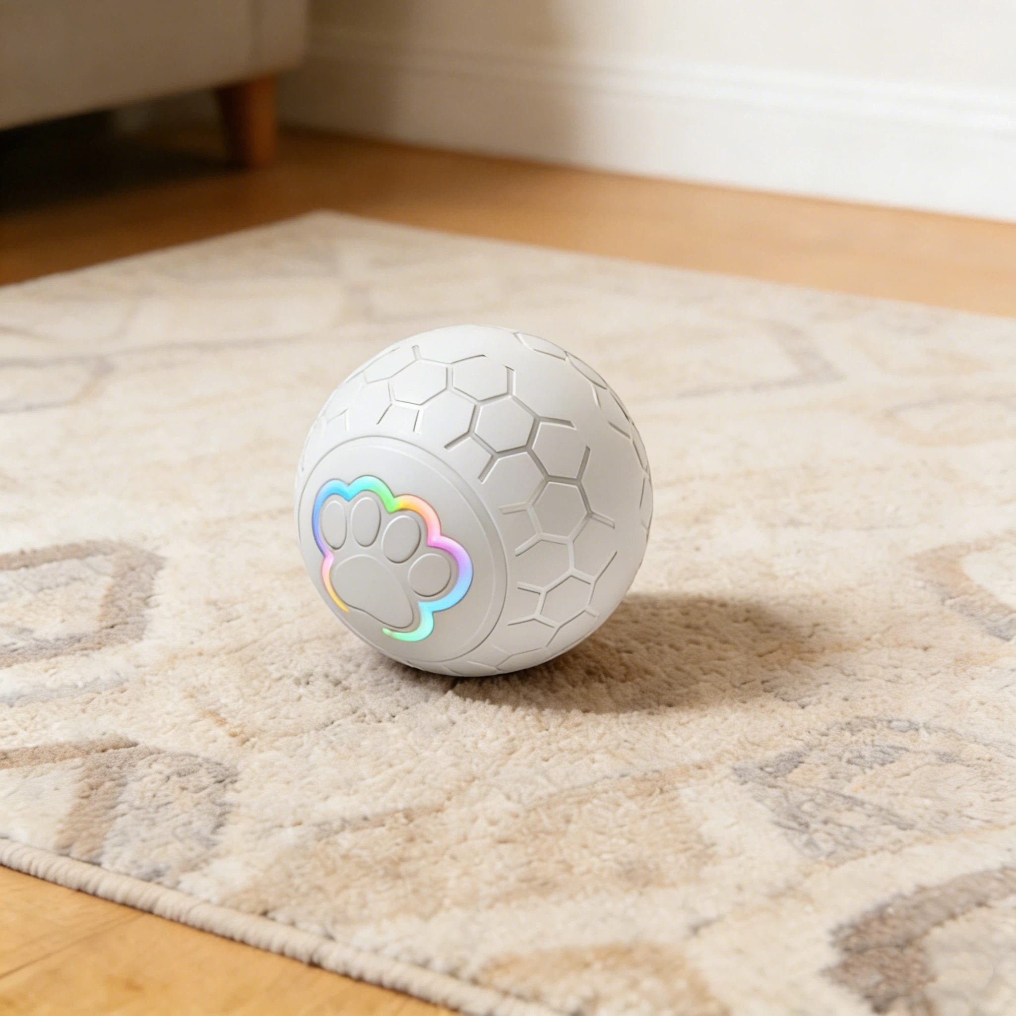 Personalized Rechargeable Electronic Pet Bouncing Ball Toy | inToy08