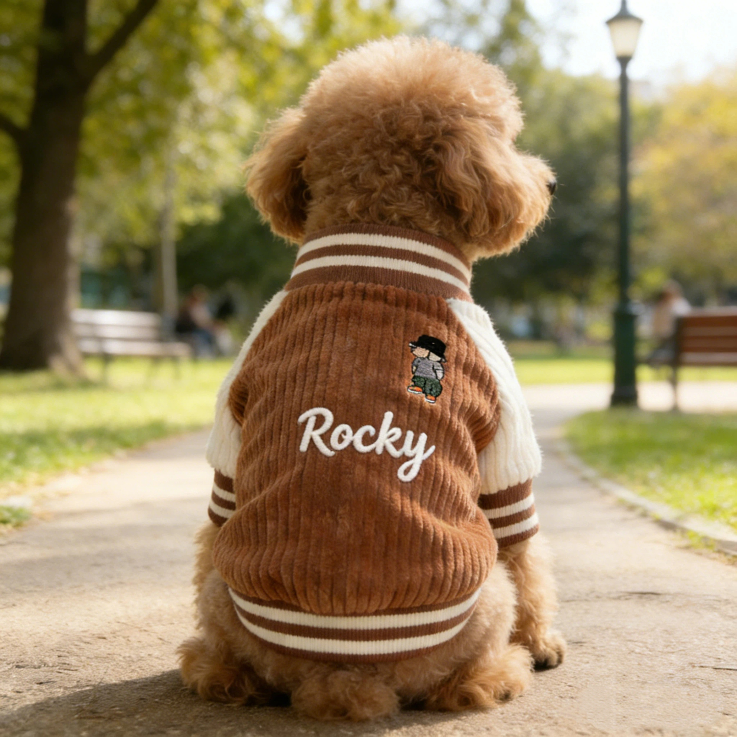 Personalized Embroidered Pet Baseball Jacket | inPet02