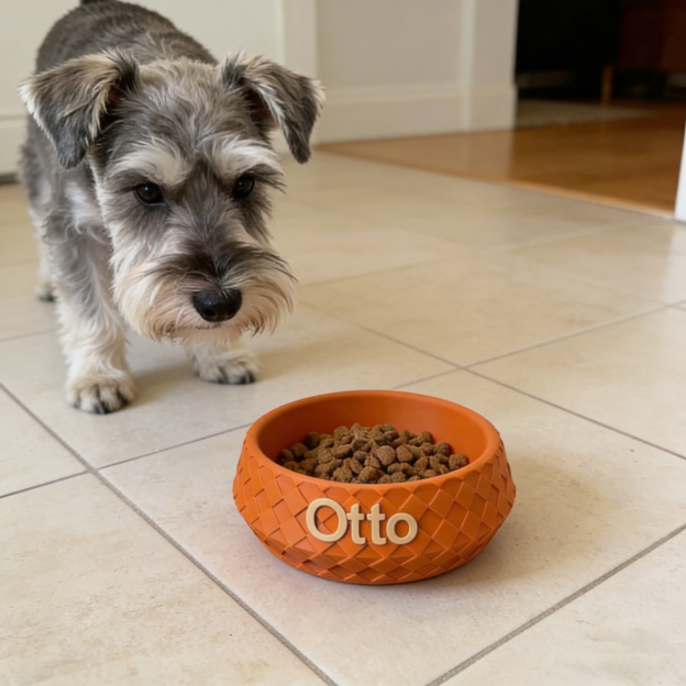 Personalized Name 3D Printed Pet Bowl | inAccs35