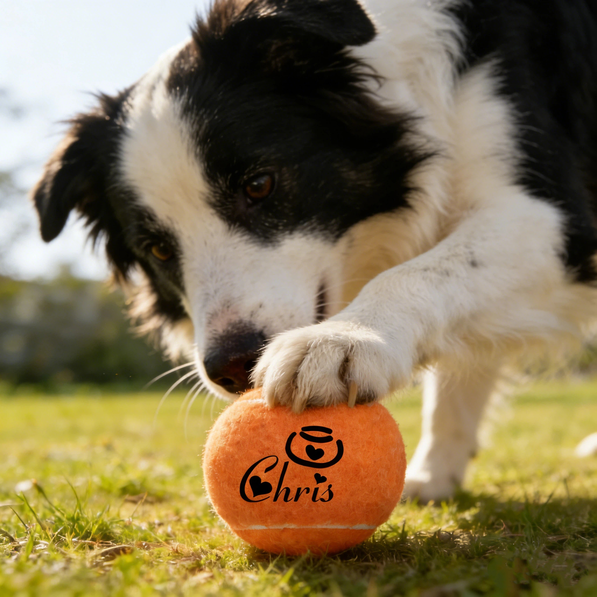 Personalized Name Pet Tennis Ball | inToy09