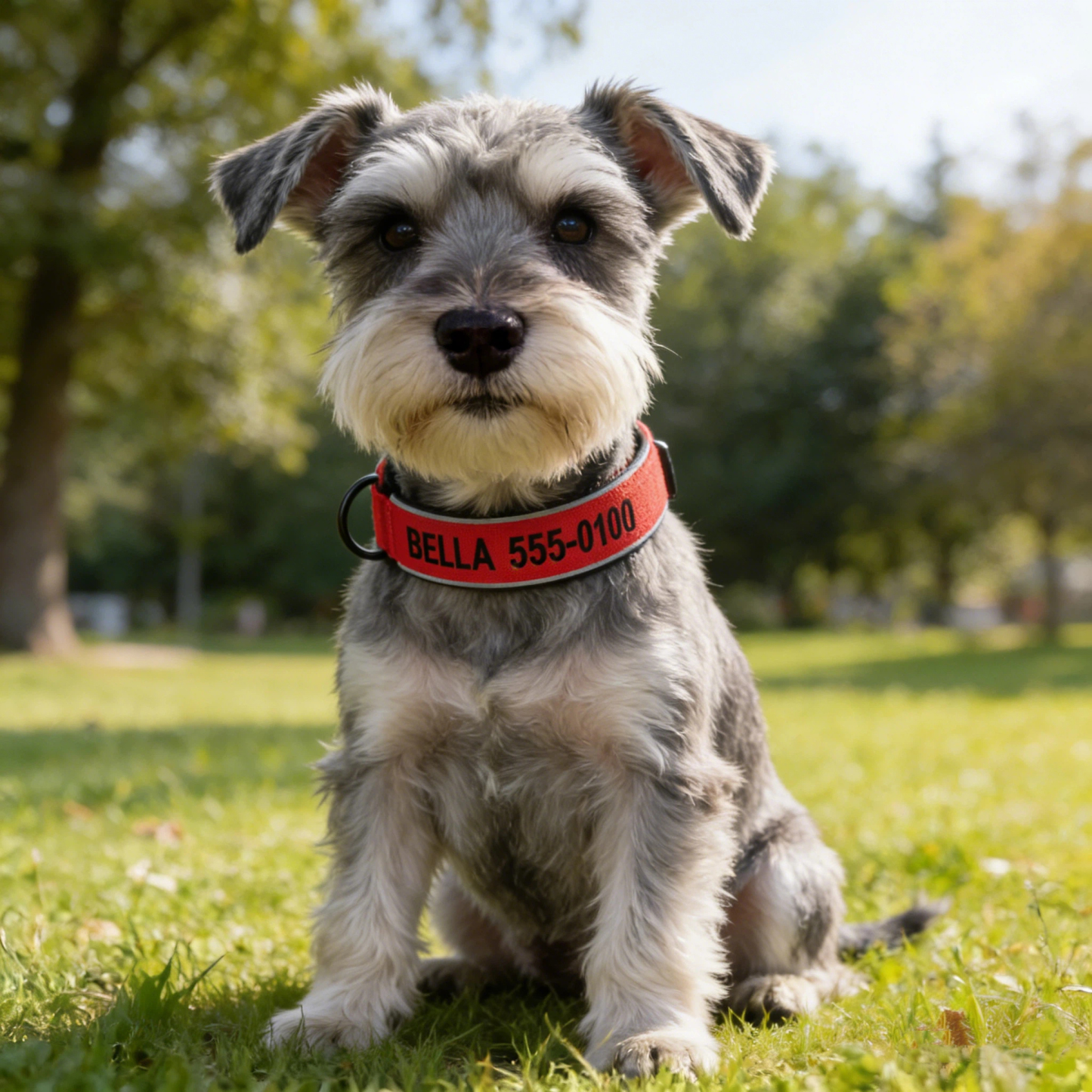 Personalized Embroidered Name Pet Collar with Phone Number | inAccs42