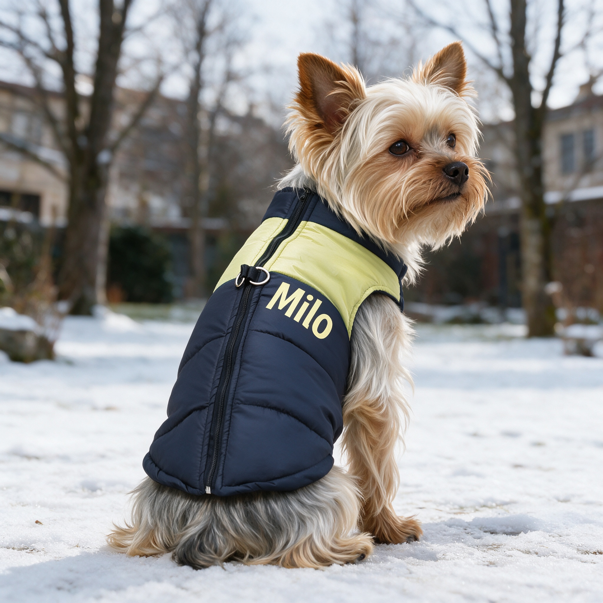 Personalized Pets Large Size Warm Puffer Vest | inPet16