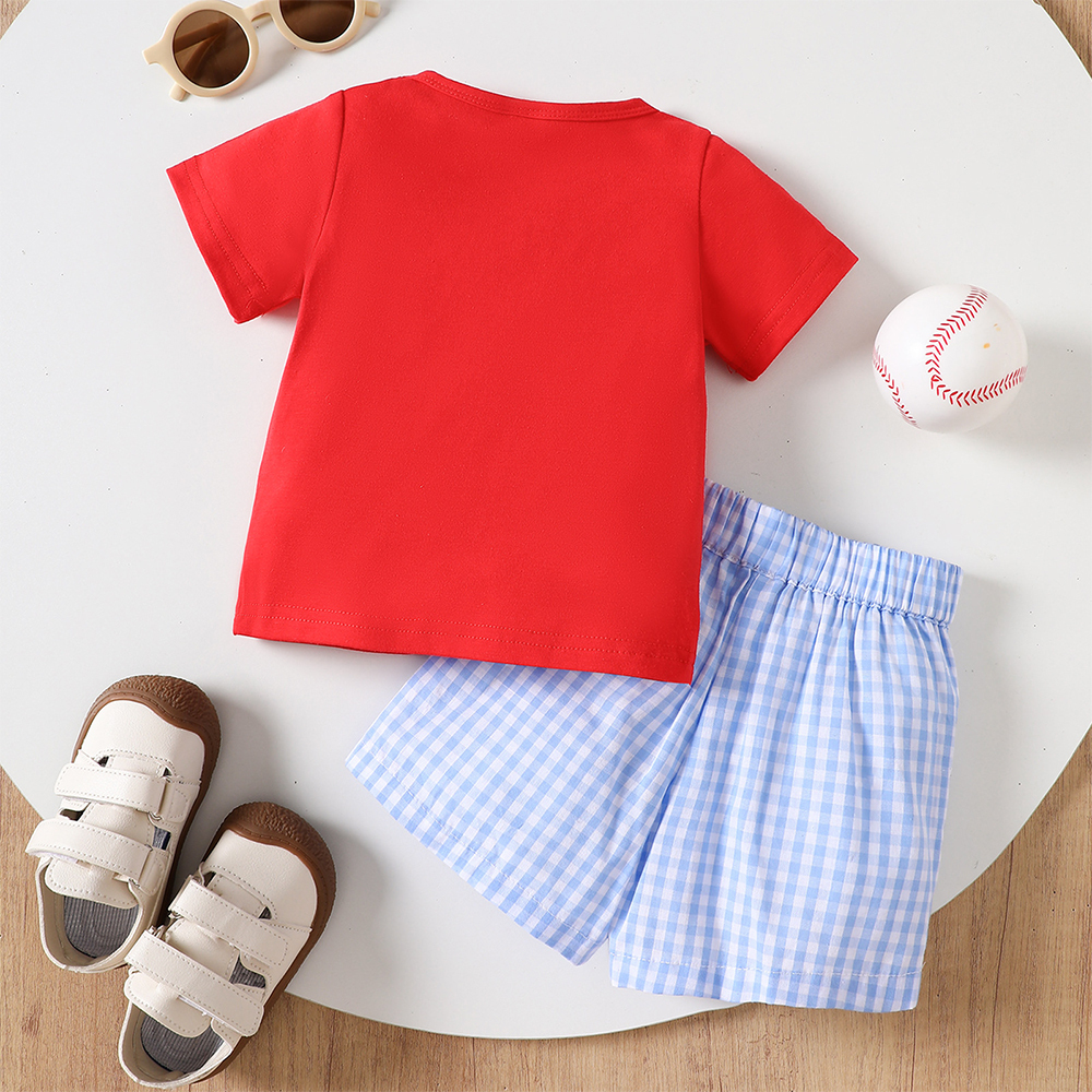 Personalized Kid Sport Theme T-Shirt and Shorts Set | inSet50