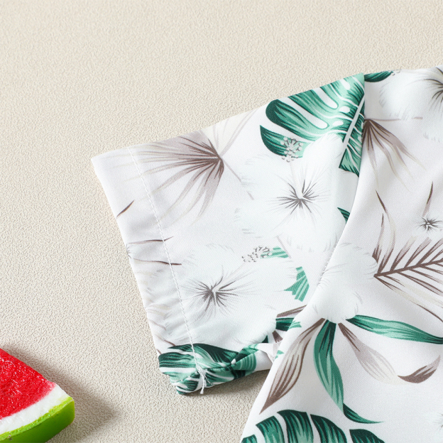 Personalized Boys Rain Forest Shirt and Shorts Set | inSet56