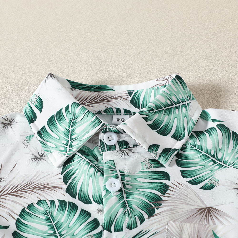 Personalized Boys Rain Forest Shirt and Shorts Set | inSet56