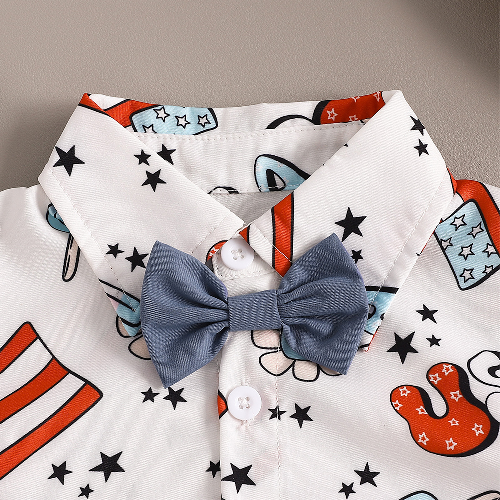 Personalized Boys The 4th Of July Shirt and Shorts Set | inSet6401