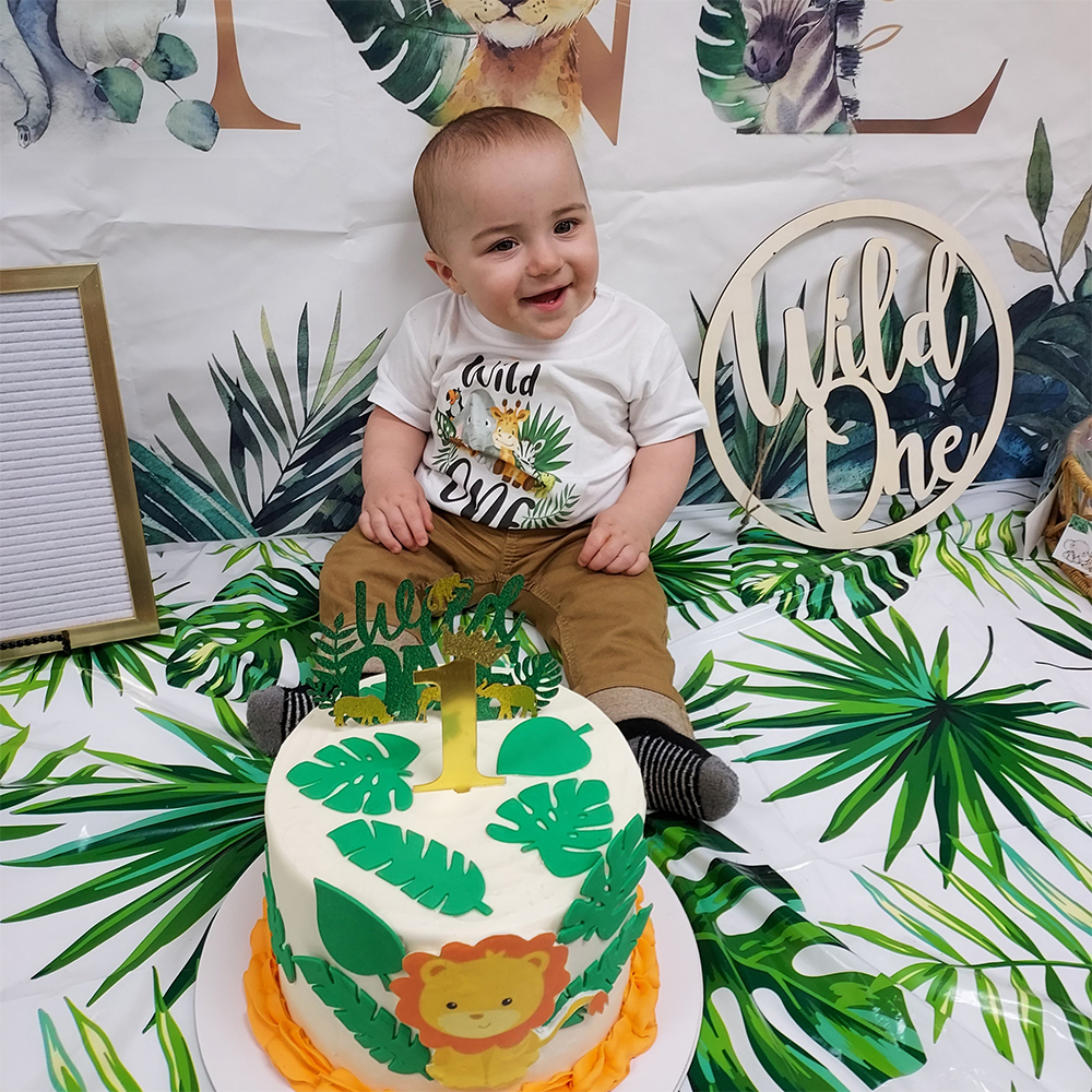 Personalized Forest Feral Floral Zoo Birthday T-Shirt | inTee19