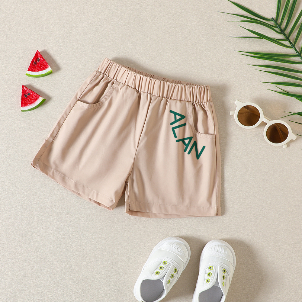 Personalized Boys Rain Forest Shirt and Shorts Set | inSet56