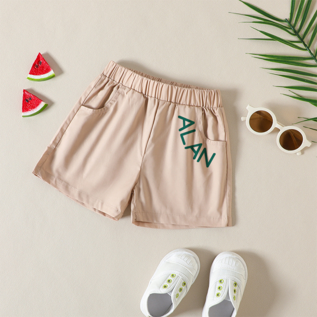 Personalized Boys Rain Forest Shirt and Shorts Set | inSet56