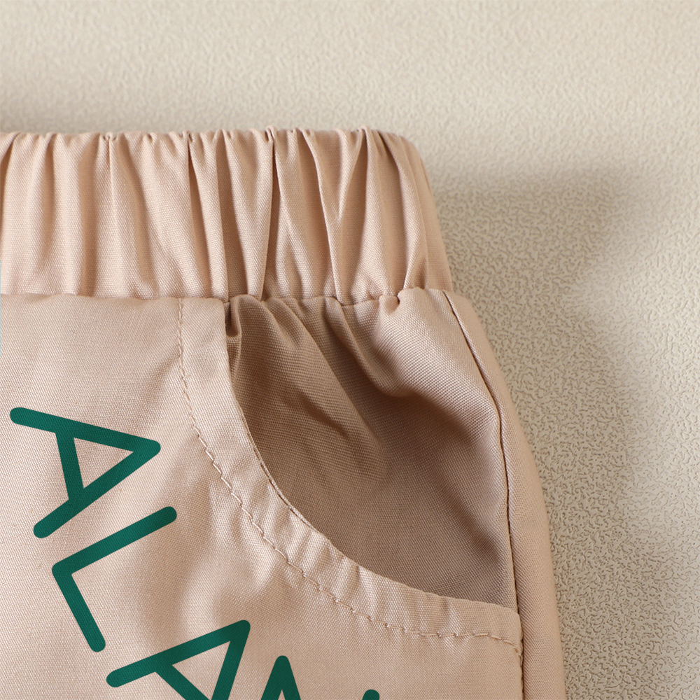 Personalized Boys Rain Forest Shirt and Shorts Set | inSet56