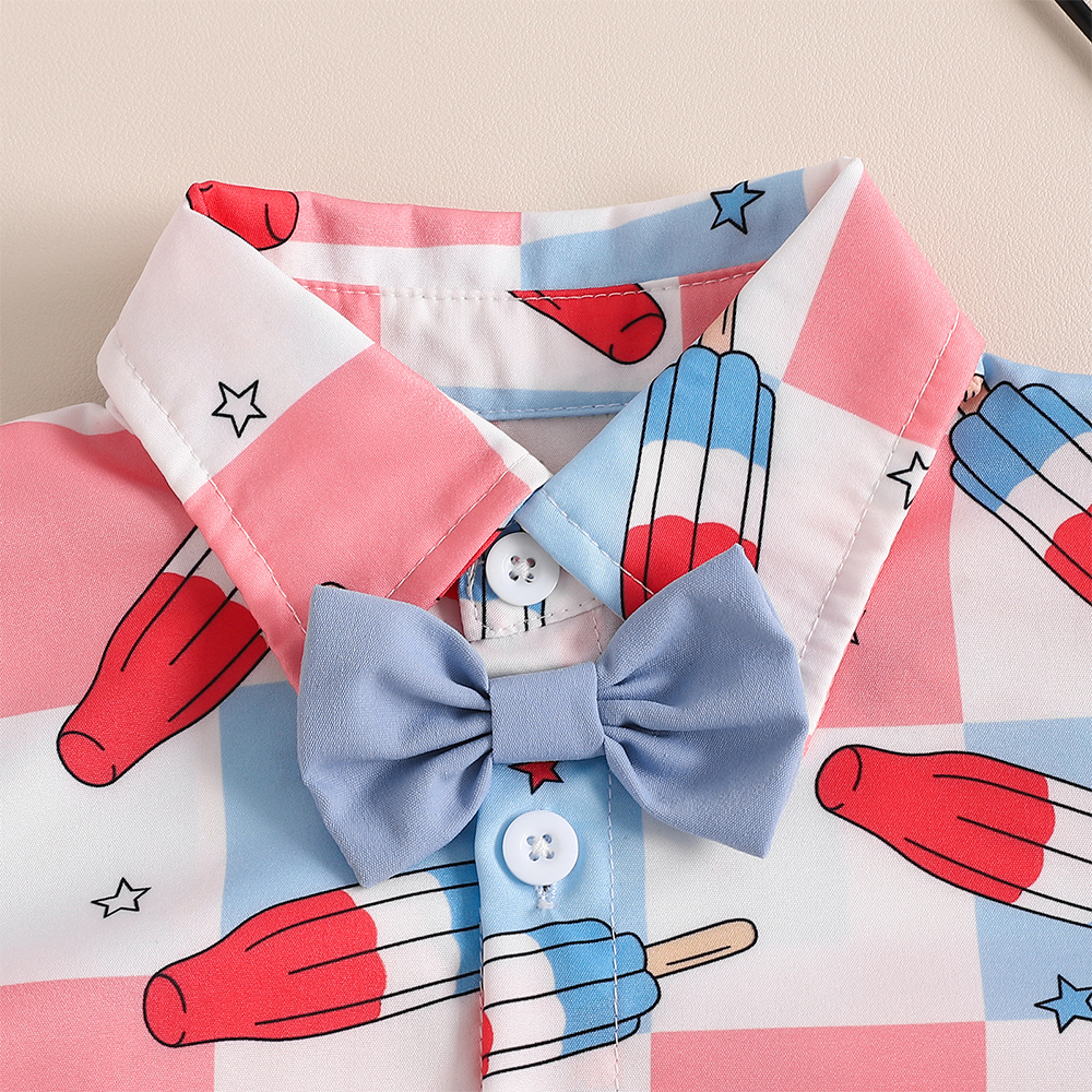 Personalized Boys The 4th Of July Shirt and Shorts Set | inSet64