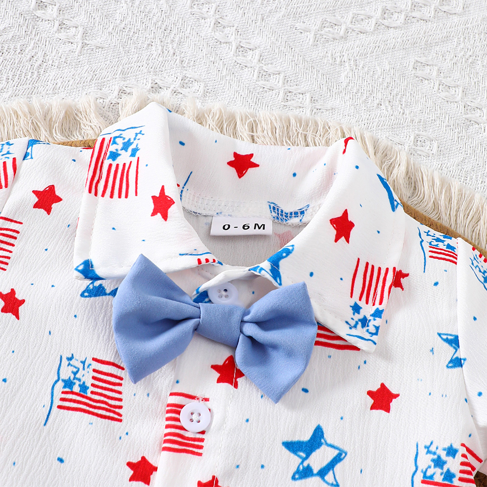 Personalized Boys The 4th of July Shirt and Shorts Set | inSet63