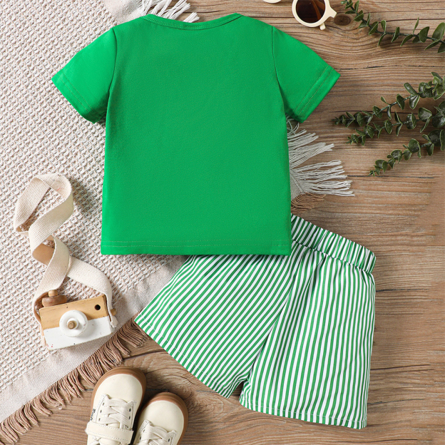 Personalized Boys Summer Vibe T-Shirt and Shorts Set | inSet49