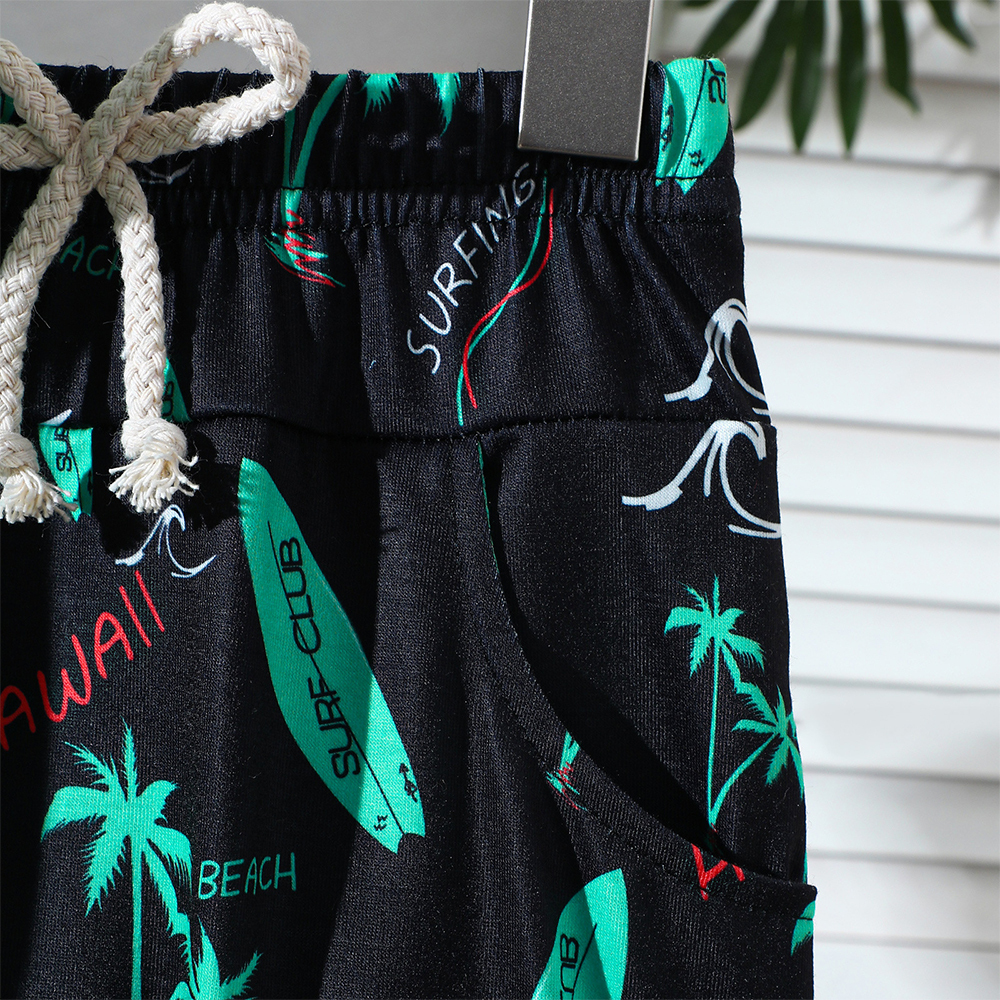 Personalized Boys Summer Vibe T-Shirt and Shorts Set | inSet51