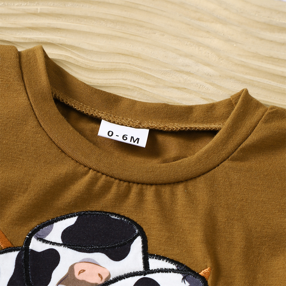 Personalized Kid Western Cowboy T-Shirt and Shorts Set | inSet61